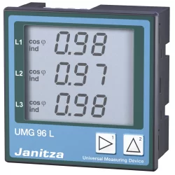 Janitza UMG96L Centrale de mesure tétraphasée - L-N : 196 ... 255V- AC - 52.14.001