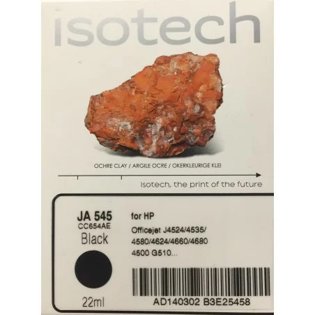 Isotech JA545 Cartouche d'encre type HP 901 noire