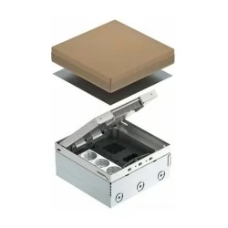 Obo Bettermann 7427224 Boîtier de sol complet UDHOME4 2V MT N
