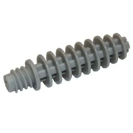 Ram 59212 - 100 x Pattes à vis plastiques Ø8mm - pour collier Ramtub - Gris