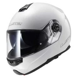 LS2 5032510020030 Casque intégral FF325 STROBE - Taille M - Blanc brillant