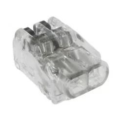 Blm 495120 - 100 x Connecteur à leviers 'mini' 2 entrées - transparent