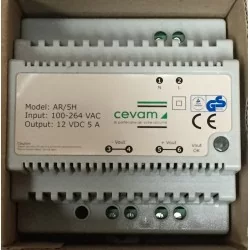 Cevam AR/5H - Alimentation sous Coffret 5 AH - 12V continu - pour portier Audio