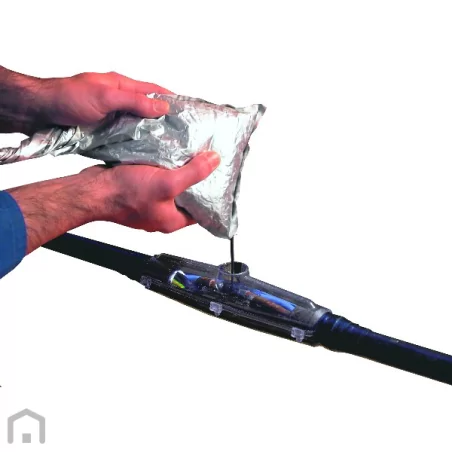 Cellpack 124174 - Boite de jonction avec Resine à couler 26-48 mm - M14