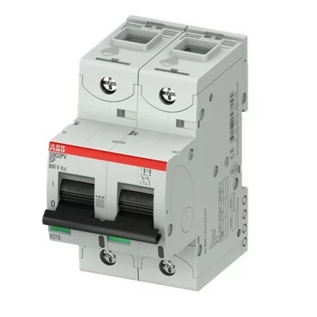 Abb 748214 - Mini Disjoncteur haute performance 20A 2P 5kA 800Vdc - S802PV