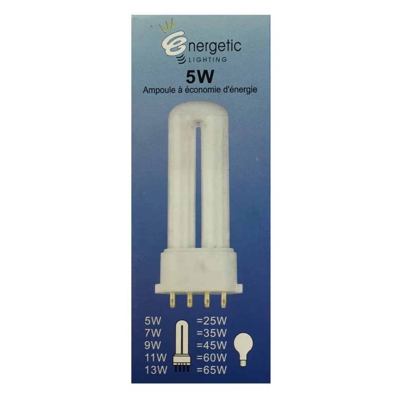 Energetic Lighting YDW5-U Ampoule 2G7 5W 230lm L90mm - économie d'énergie - lo - Photo 1/1