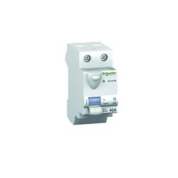 Schneider 16156 - DuoLine XE interrupteur Différentiel ID'clic 2P 63A 30mA type A embrochable