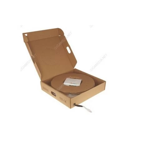 Gigamedia Ftth Kit GGM DTIO2F20M - C‚ble drop 2 fibres G657 demi/préco SC/APC monté en PTO/DTIO 4 fibres - 20m