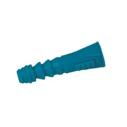 Plombelec 050866 - 250 x Chevilles Polyéthylène Collerette TORPIX - Ø6 x L30 mm