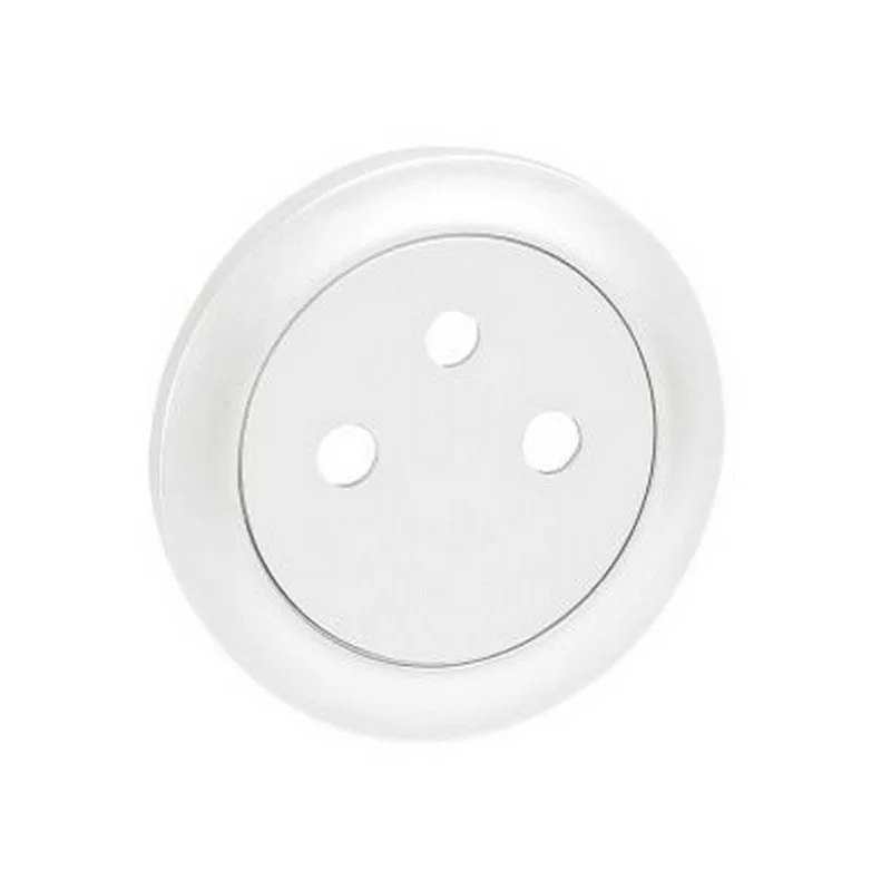 Legrand 068111 - Enjoliveur Blanc - Prise 2P+T Surface - Céliane