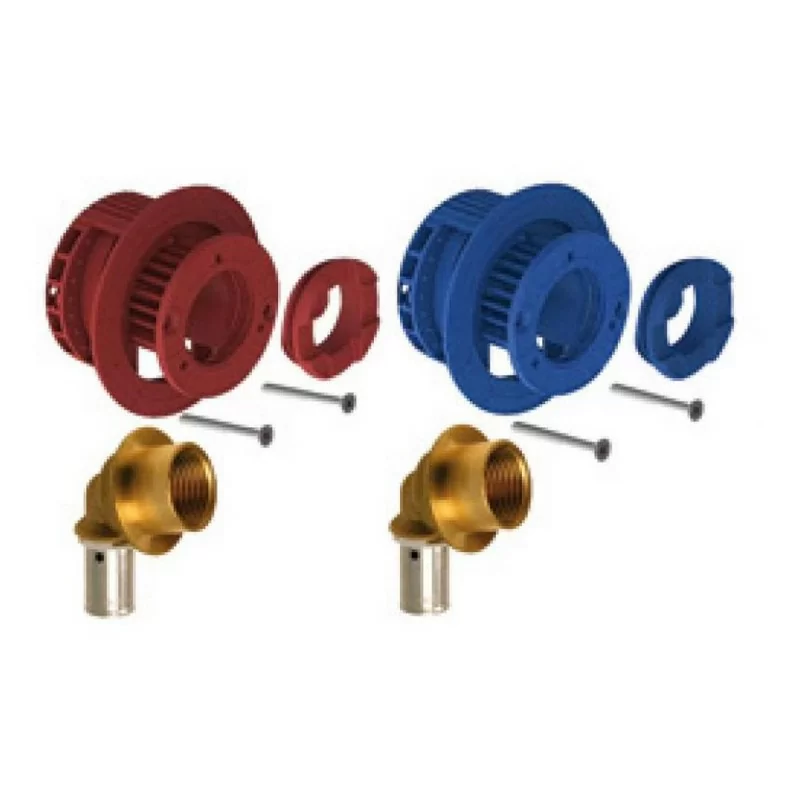 Fixoplac KITD33-16 - PER Ø16 F15/21 Système de Fixation Bain/Douche Double à Sertir