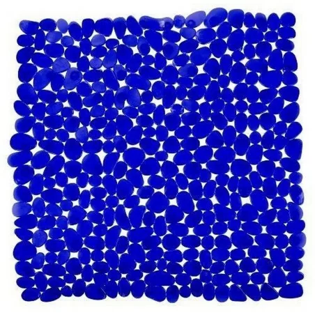 Wenko PARADISE - Tapis de douche bleu foncé 54x54cm
