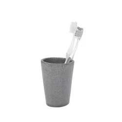 Wenko 19490100 - Porte brosse à dents Pebble Stone Gris