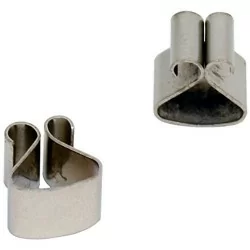 Brio 5136 - 6 X Pinces Sous Verre Acier 8 mm