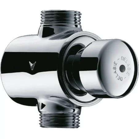 Delabie 779000 - Robinet Tempostop pour urinoir 20x27 droit avec réglage de débit