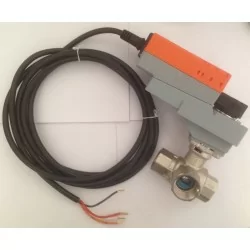 Belimo - Servomoteur rotatif LR24A-SR + Vanne à boisseau R3015-2P5-S1