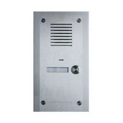 Intratone HPA1-0 - Platine Appel Gardien 1 Bouton Inox