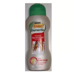Shampoing Chiens poils longs pH neutre 250ml - aux extraits d'herbes - Friskies Elementia Purina