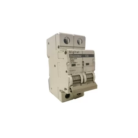 Digital 02018 Disjoncteur 2P 32A 415V courbe C 6kA