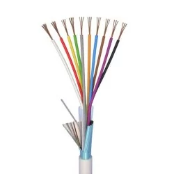 Rg France 10022 - 100 M x C‚ble d'alarme souple 10 x 0.22 mm≤ avec Ècran alu