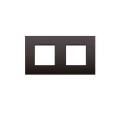 Niko 124-76800 Double Plaque de recouvrement Intense dark brown