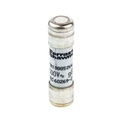 Mersen FR10GG50V16 - 10 x Fusibles cylindrique gG 16A 10x38mm 500V - Ind fusion : Non