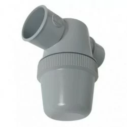 Nicoll YJ1C - Siphon à coller Ø50 en PVCC à entrée horizontale pour lavabo