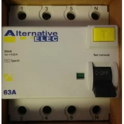 Alternative Elec AE 27 463 Interrupteur Differentiel - 4P - 63A