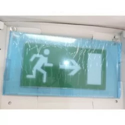 Legrand 060770 - Plaque signalisation plexi BAES ARCOR Sortie flËche horizontal
