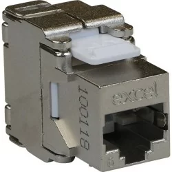 Excel 100-210 Noyau keystone RJ45 blindÈ cat 6 - type papillon, sans outil