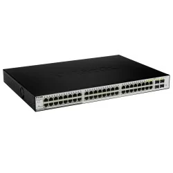 D-Link DGS-1248T Switch Gigabit 48 ports - 4 ports Combo SFP (Mini GBIC)